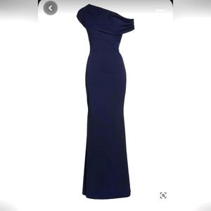 Katie May trumpet gown navy blue mother of the bride, mother of the groom